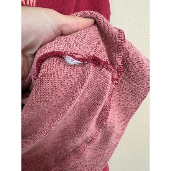 Roxy Womens Pink Sweatshirt XS long sleeve short round neck lightweight - Picture 5 of 7